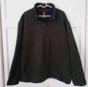 Timberland 1/4 zip fleece pullover cardigan